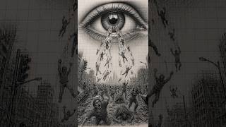 Falling From a Tear – Insane Eye Drawing on Paper