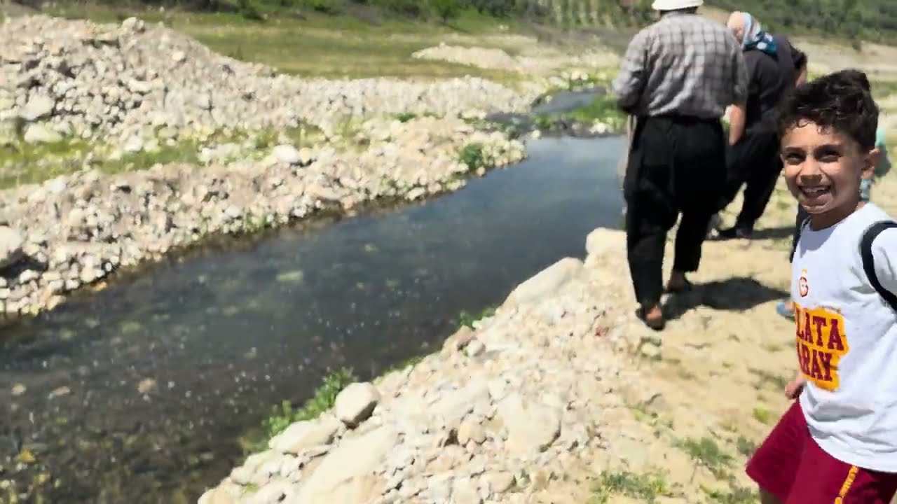 Öşlü köyü balık avı