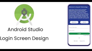 Android Tutorial | Login Screen Design