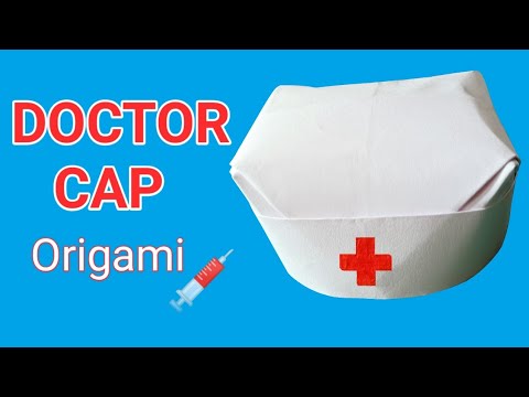 Doctor Cap Origami | How To Make Doctor Cap | Hat For Doctor | Cap Doctor Origami | Doctors Cap DIY