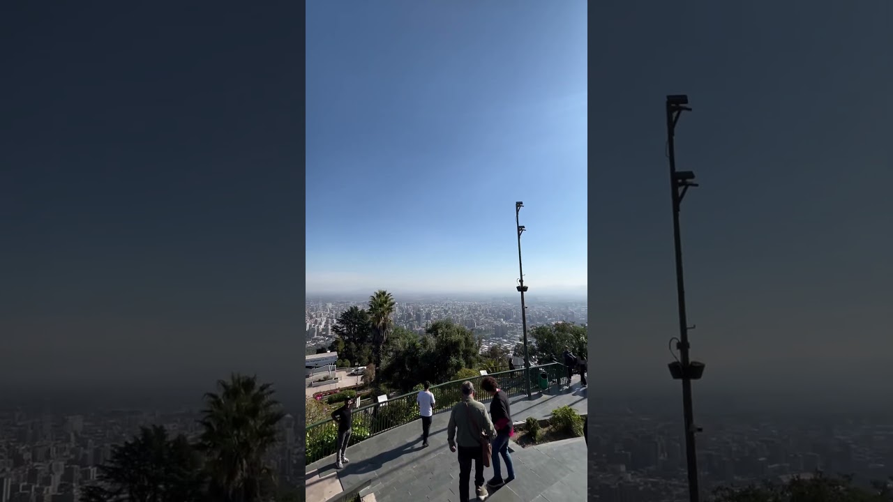 ♨️🇨🇱 Cerro San Cristóval in sunist day 