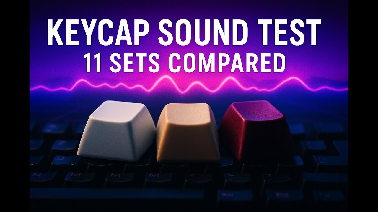 GMK vs KKB vs DCS vs 8 More – The Ultimate Keycap Sound Comparison (No ...