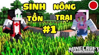 REDHOOD VÀ MỀU STREAM THỬ THÁCH SINH TỒN NÔNG TRẠI VUI VẺ TRONG MINECRAFT TẬP 1:XÂY DỰNG NGÔI NHÀ