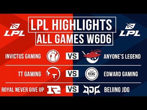 LPL Highlights ALL GAMES Week 6 Day 6 | LPL Spring 2024