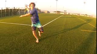 Slow Motion Forehand Pull Ultimate Frisbee