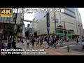 福岡天神ライブカメラ目線4k60p 6/11/2023Tenjin Fukuoka from the perspective of a live camera