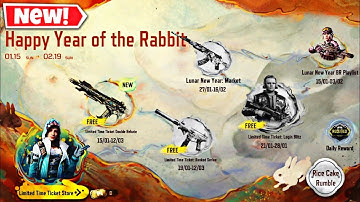HAPPY YEAR OF THE RABBIT EVENT! Earn Limited Time Tickets to Exchange for Prizes!
