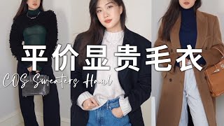 冬日必备基本款🖤COS毛衣合集｜平价高质｜极简静奢｜显瘦搭配法则｜COS REVIEW 2023 Fall Winter