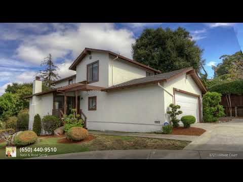 3721 Hillside Court, San Mateo, CA home video tour