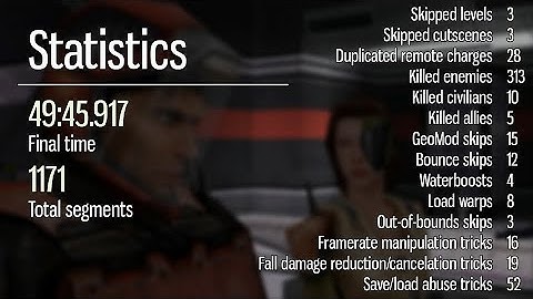 Red Faction PC Segmented Speedrun - Impossible Difficulty - 49:45.917 [Obsolete]