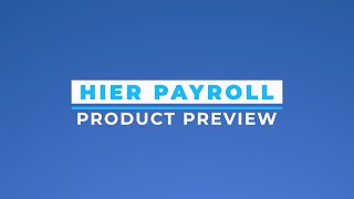 Hier Payroll Product