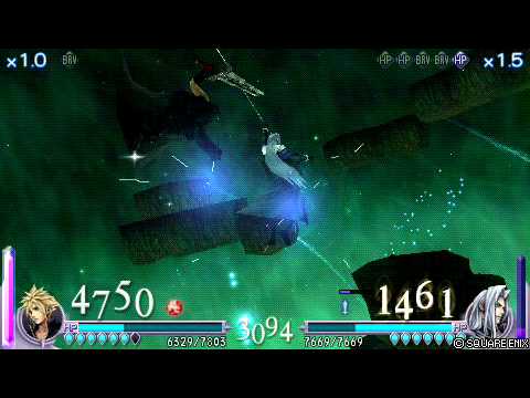 DISSIDIA FINAL FANTASY 克勞特無限連技示範9999勇氣度
