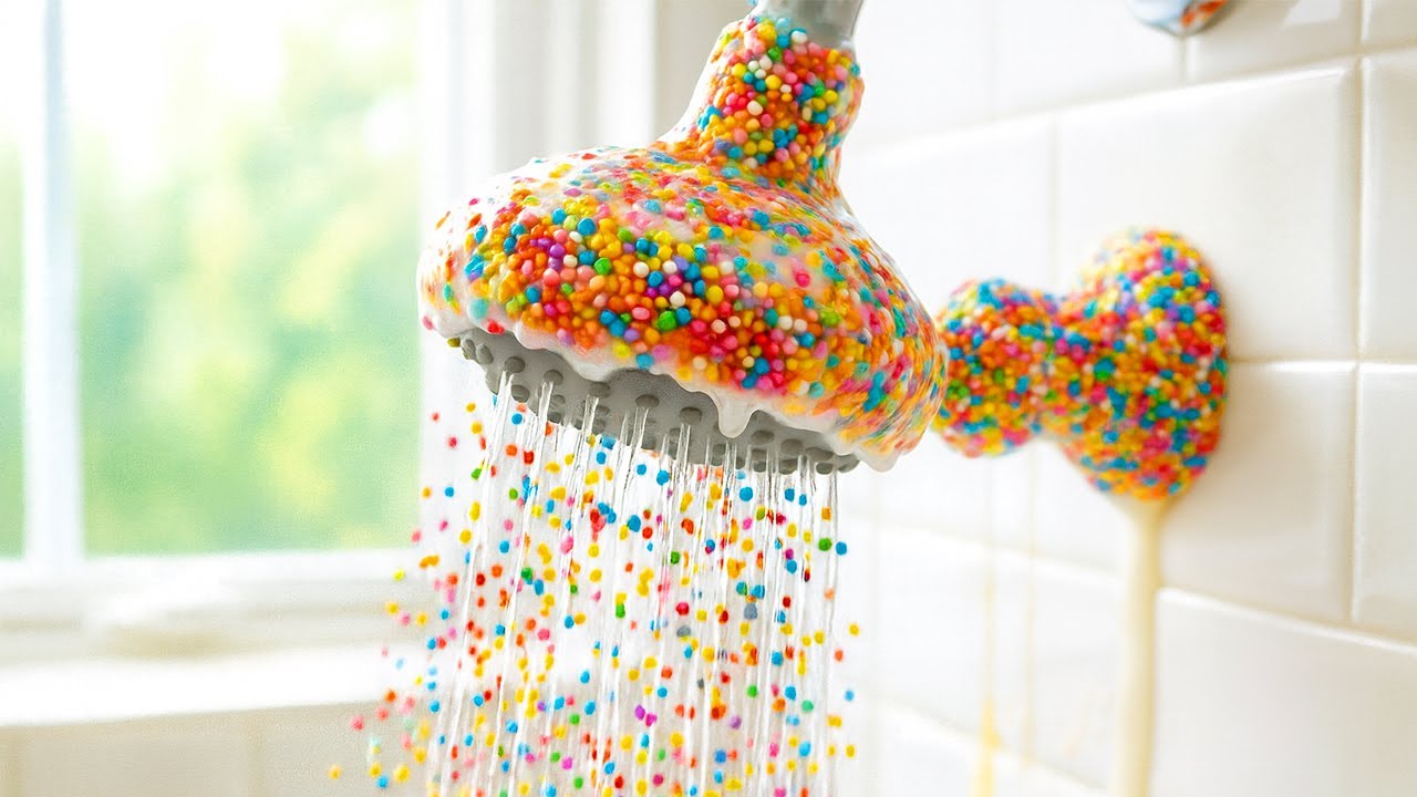 Which Dream Shower Would You Choose? Satisfying & Relaxing AI ASMR