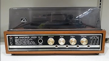 HMV 8+8 record player