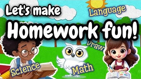 Secret to Make Homework Fun | Kids Educational Video | Kids Video