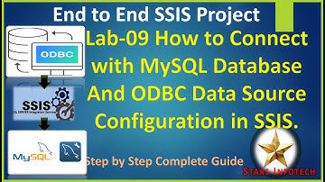 SSIS Lab 9 How to Connect with MySQL Database And ODBC Data Source Configuration in SSIS