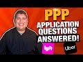 PPP Loan Application: The TOP 7 FAQs Asked By Lyft & Uber Drivers Answered!
