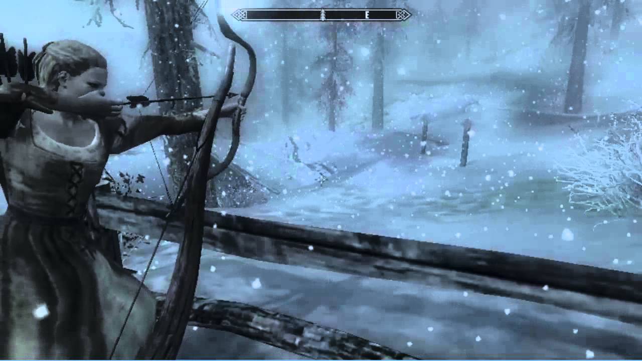 Lets Play Skyrim Ep 185 archery training YouTube