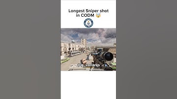 Longest Sniper shot in CODM 🤯🔥 #codm #shorts #callofdutymobile
