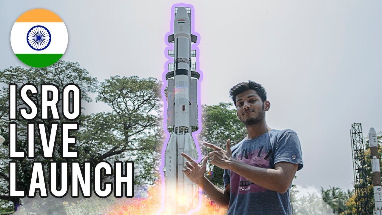 INDIA's BIGGEST SPACE Launch Live Vlog ! ISRO GSAT 6A