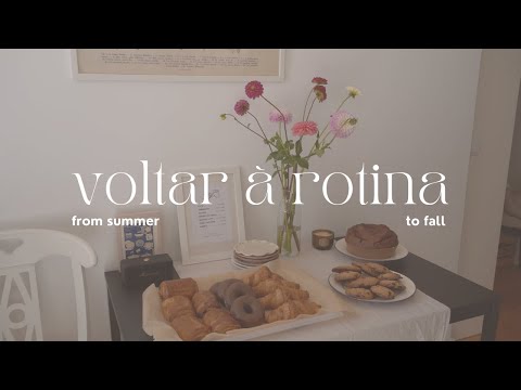de volta à rotina 🍂 café em casa, summer recap e regressar ao Porto