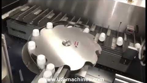 pharmacy tablet bottle high speed spacing feeding horizontal cartoning machine encasing line video