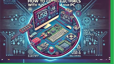 How to control electronic external devices by your computer – USB , Relay