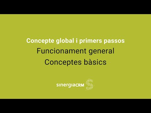 CG02 - Funcionament General - Conceptes Bàsics