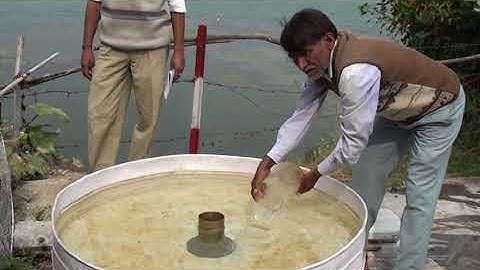 Measuring the rate of water evaporation