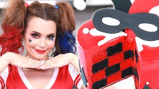 Today I made a Harley Quinn Checkered Cake in celebration of the Suicide Squad movie coming out! Let me know down below 