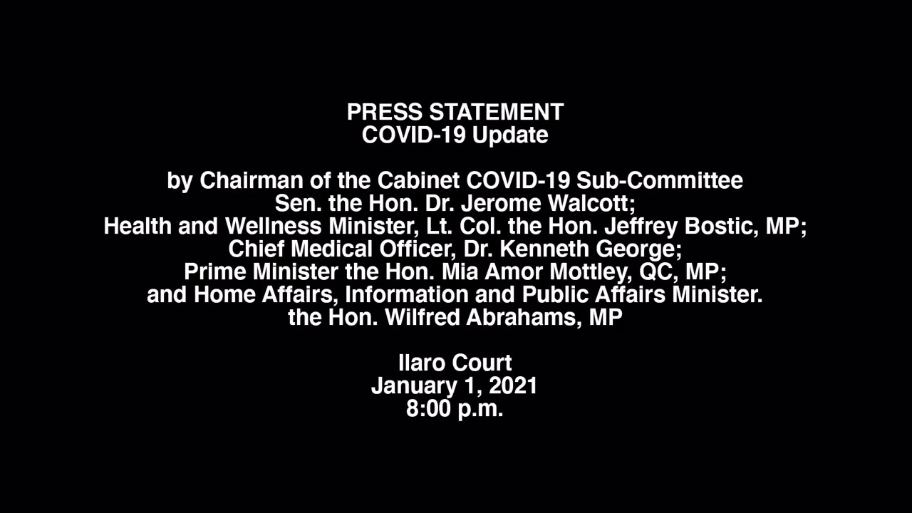 COVID-19 Update featuring Cabinet sub-committee Chairman and the Health Minister