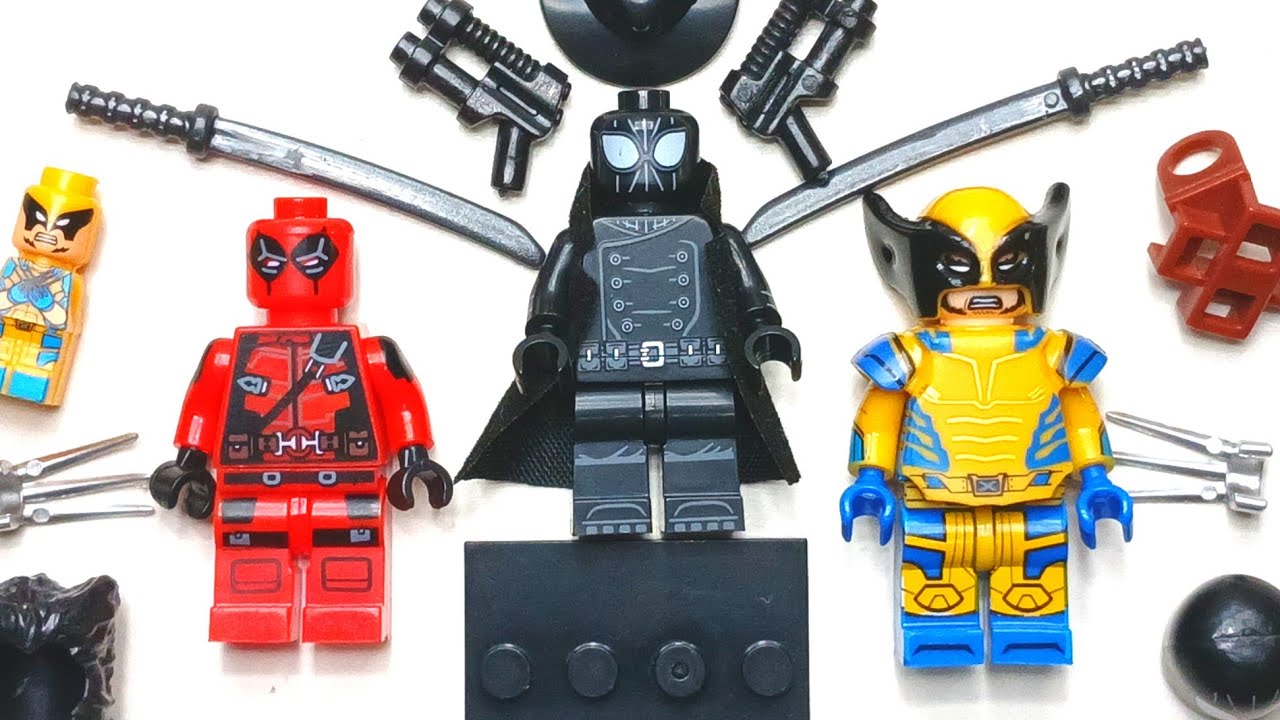 LEGO Deadpool and Wolverine | Spider-Man: Noir | Unofficial Lego Minifigures