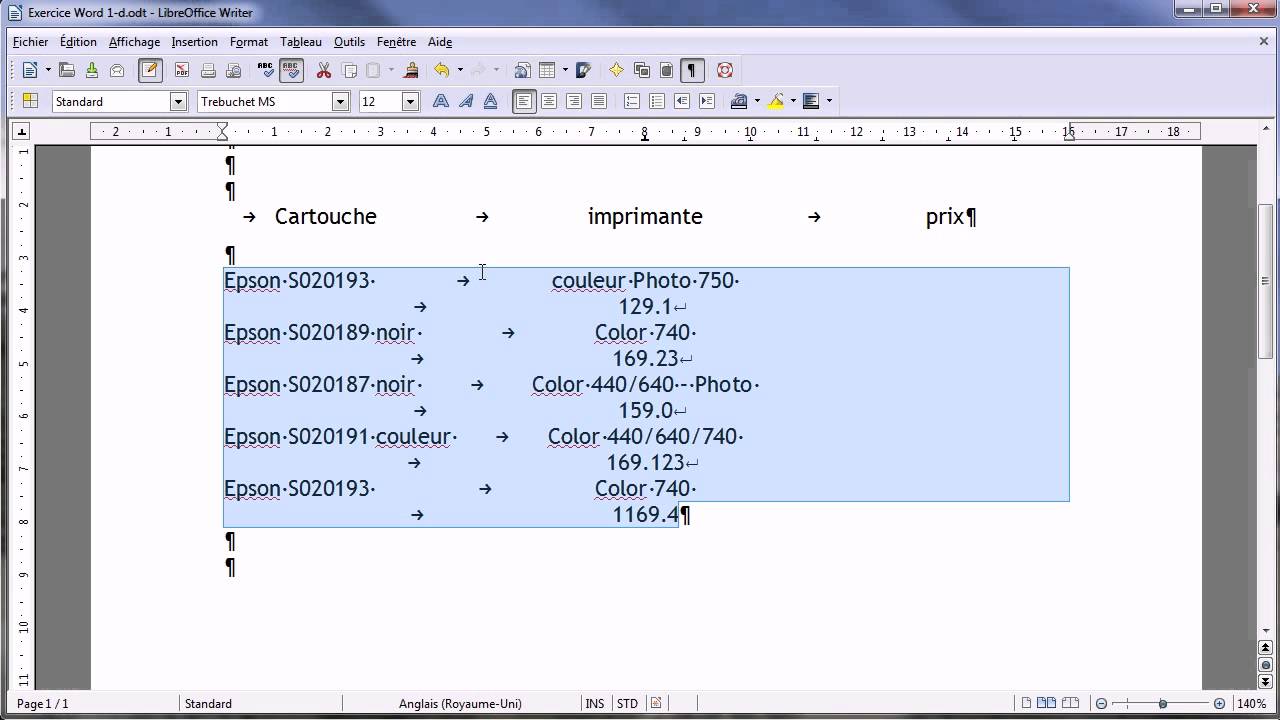 Libreoffice Mise En Forme Des Paragraphes Youtube