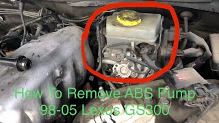 This video will show you how to remove an abs pump module/master
cylinder booster on a 98-05 toyota land cruiser, 4runner, lexus lx470,
gs300 and many other ...