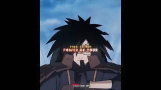 POV - Best Villain in Anime.. [Madara Uchiha ].. #anime #shorts