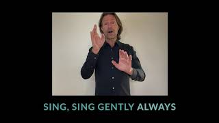 Conductor Video - Eric Whitacre's Virtual Choir 6: Sing Gently (SOPRANO HIGHLIGHTED)
