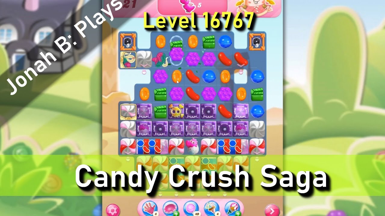 Уровень 16767 в Candy Crush Saga