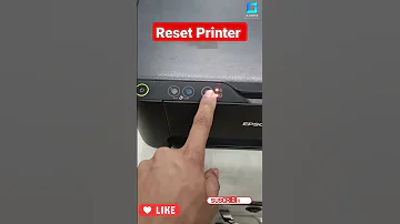 How To Fix Epson L3110 L3210 Printer Red Light Blinkking Reset Printer 