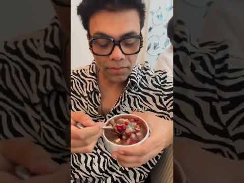 Farah Khan TROLLS Karan Johar & calls his breakfast 'Designer' 😂 | #shorts #karanjohar