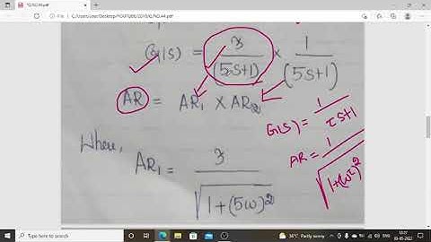 CHEMICAL ENGINEERING GATE: 2018 PROCESS INSTRUMENTATION DYNAMICS AND CONTROL (PART:02)