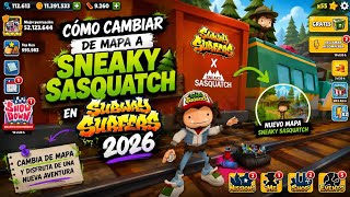HOW TO CHANGE THE MAP TO SNEAKY SASQUATCH IN SUBWAY SURFERS 2026!