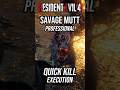 Savage Mutt Easy Kill Professional Resident Evil 4 Remake #residentevil4remake #residentevil #re4