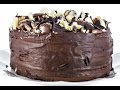 Eggless Chocolate Cake (with Chocolate frosting)