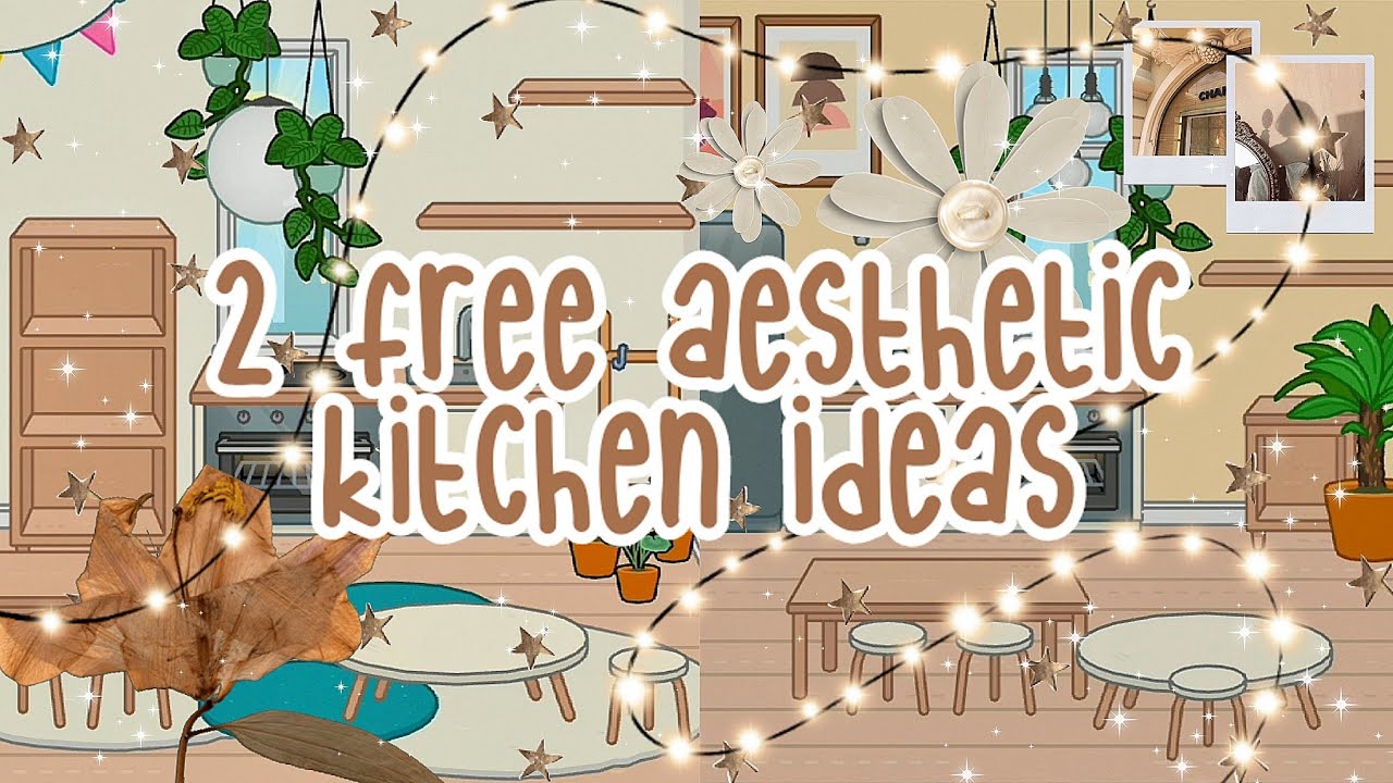 2 FREE AESTHETIC KITCHEN IDEAS 🍽🥥 Toca Boca Toca Life World 🧺🧺🧺