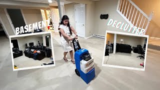 Deep Cleaning Carpet At Home DIY + New Home Basement Tour #satisfying #hindi