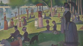 Vintage TV Art  Wallpaper | Sunday Afternoon Georges Seurat | Single Image 1 Hour No Sound