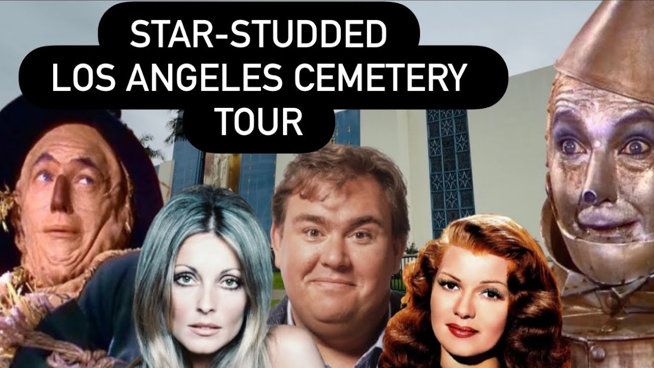 STAR-STUDDED LOS ANGELES CEMETERY JOHN CANDY GRAVE Holy Cross Culver City | Sharon Tate & Many More