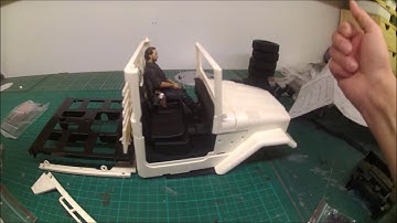 Wpl C44KM Land Cruiser BJ40 scale 1/16 first custom work of the rear platform . Part 1