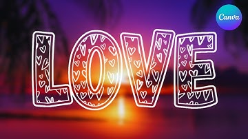 How to Fill Text with Patterns in Canva