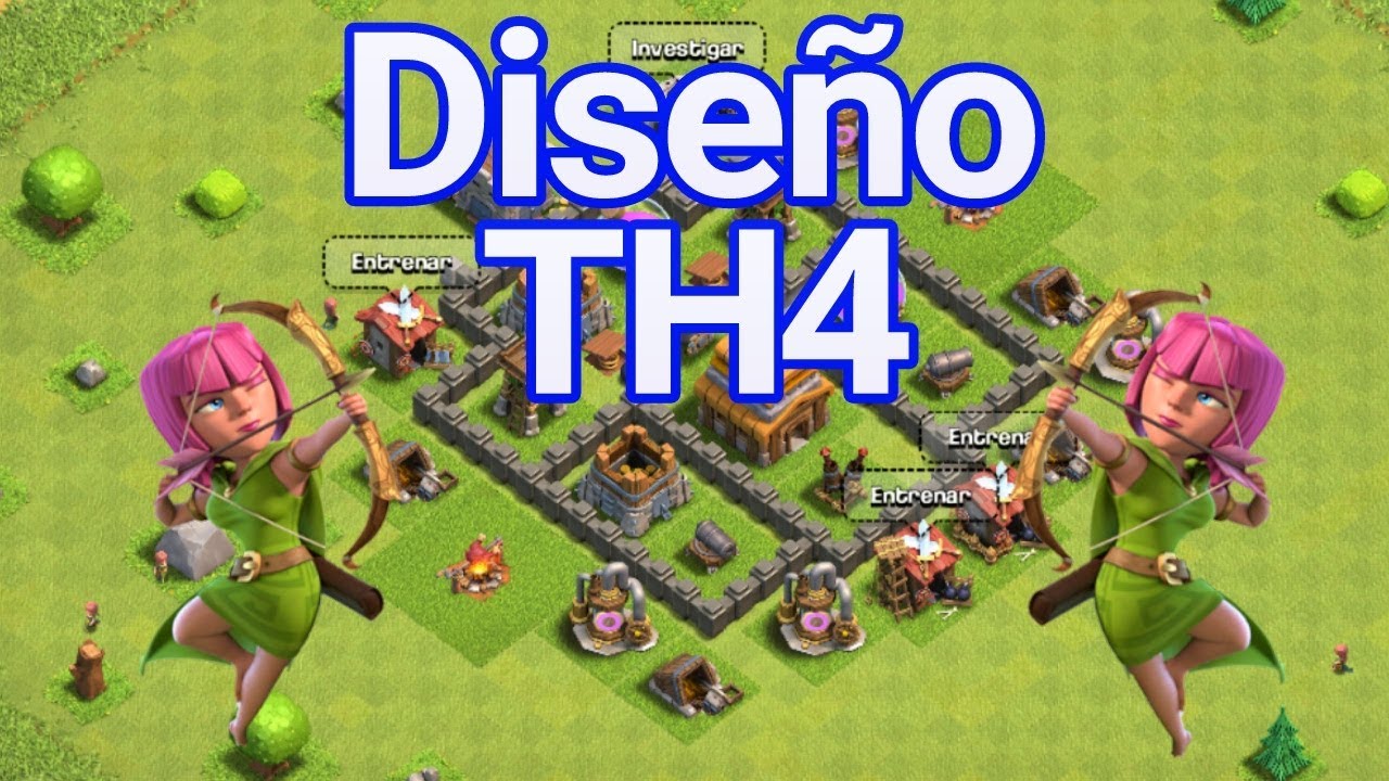Diseño de Ayuntamiento nivel 4 Clash